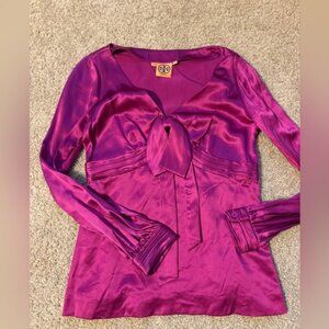 Tory Burch Magenta Blouse